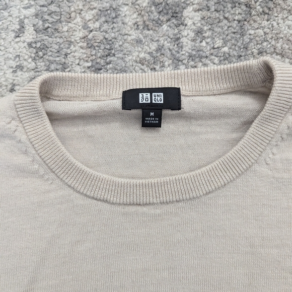 Uniqlo Merino Wool Crew neck sweater Men's Medium - Picture 4 of 5